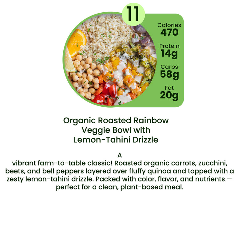Organic Meal Prep Delivery in Edgewater, Daytona Beach & Orlando | 5 MIX & MATCH PLAN
