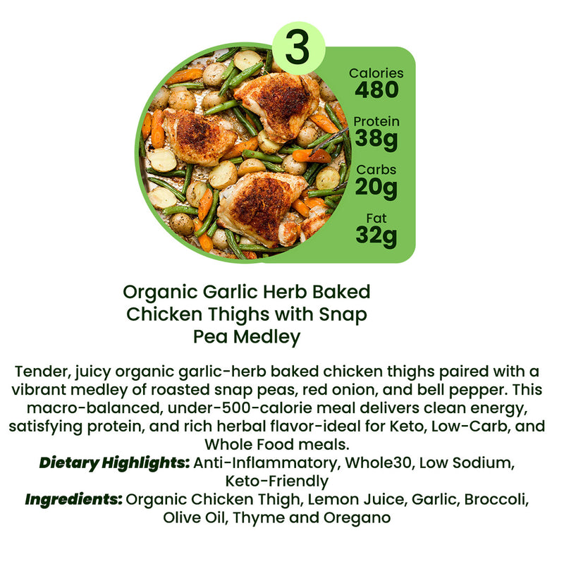 Organic Meal Prep Delivery in Edgewater, Daytona Beach & Orlando | 5 MIX & MATCH PLAN