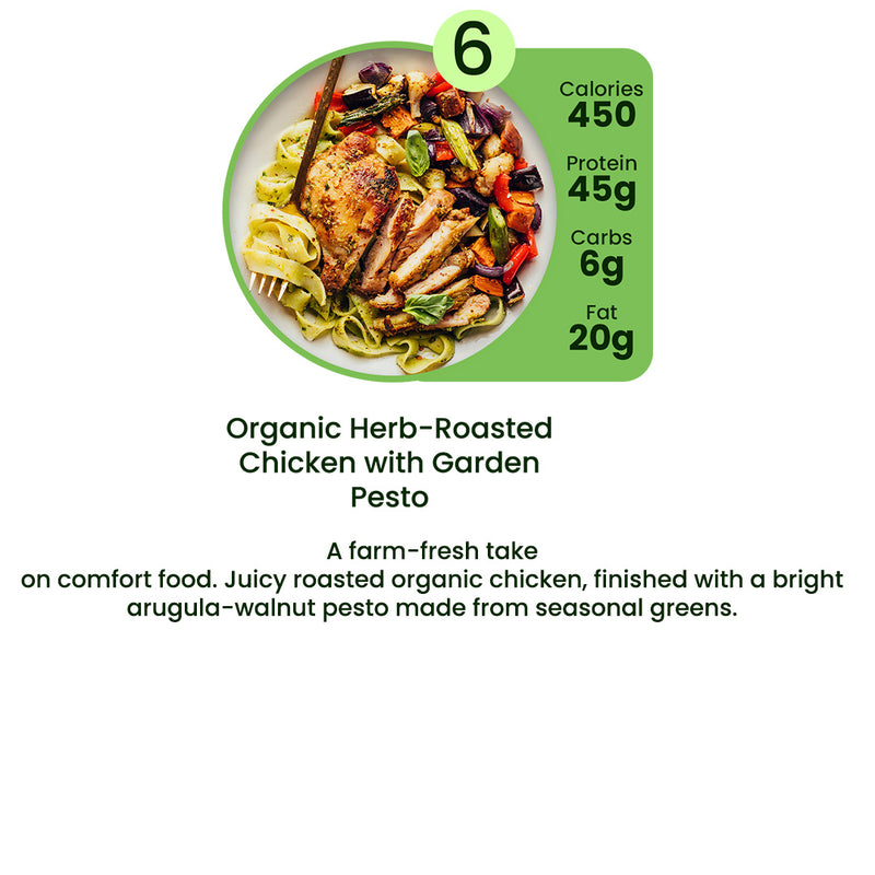 Organic Meal Prep Delivery in Edgewater, Daytona Beach & Orlando | 5 MIX & MATCH PLAN