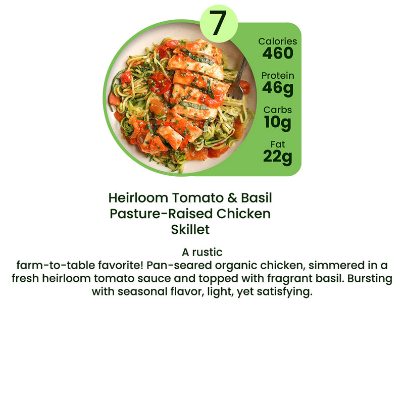 Organic Meal Prep Delivery in Edgewater, Daytona Beach & Orlando | 15 MIX & MATCH PLAN