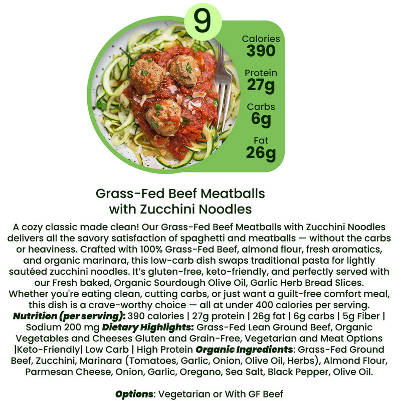 Organic Meal Prep Delivery in Edgewater, Daytona Beach & Orlando | 5 MIX & MATCH PLAN